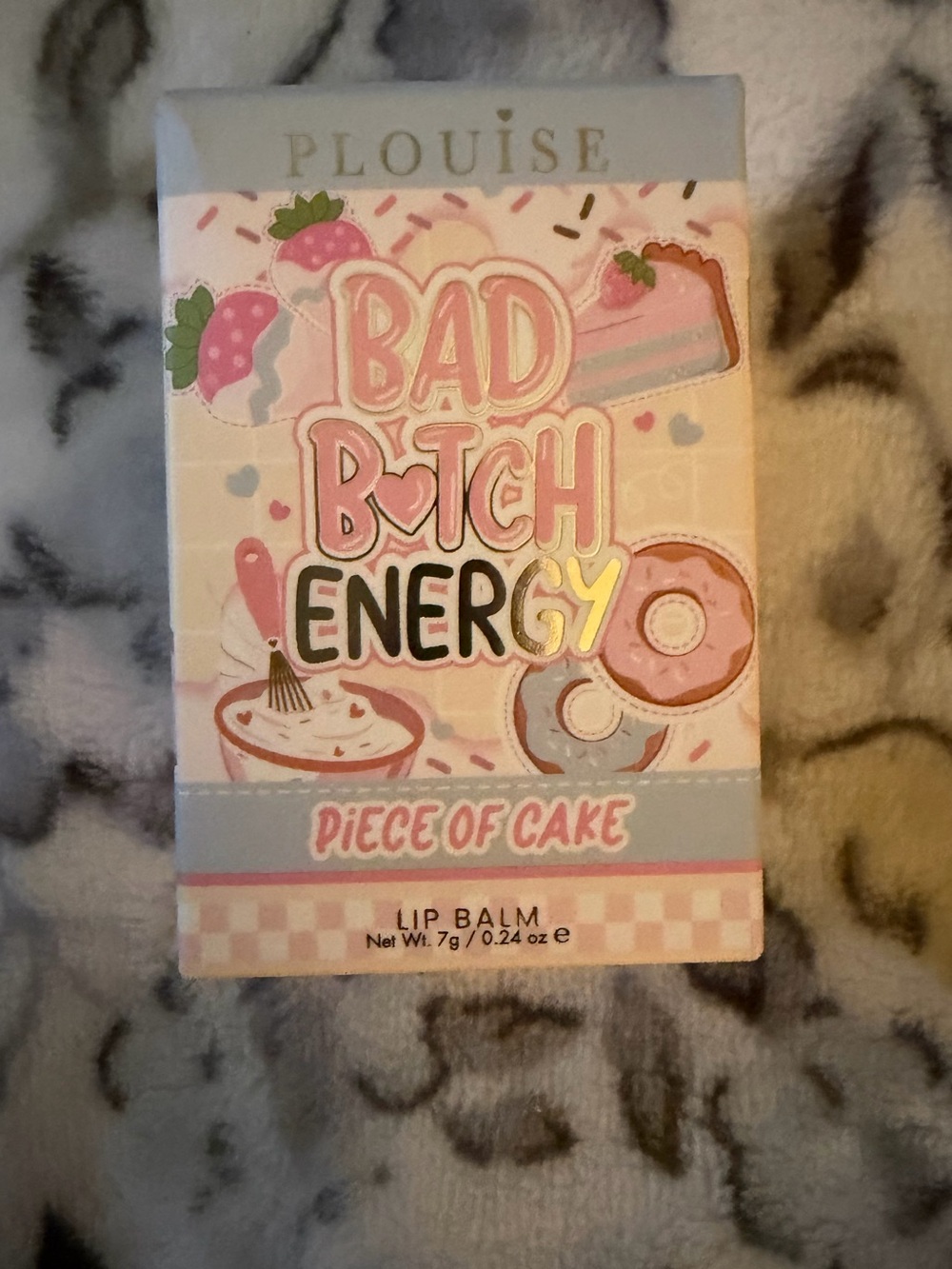Plouise Bad B*tch Energy Piece of Cake Lip Balm